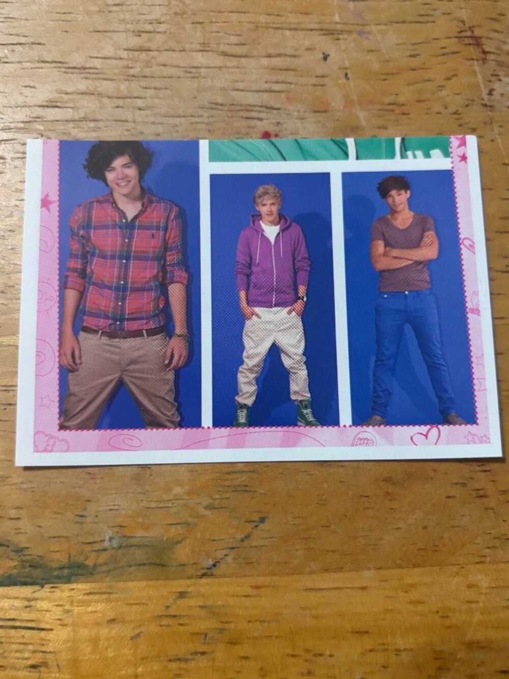 Official One Direction Sticker Book Sticker #121 by Panini